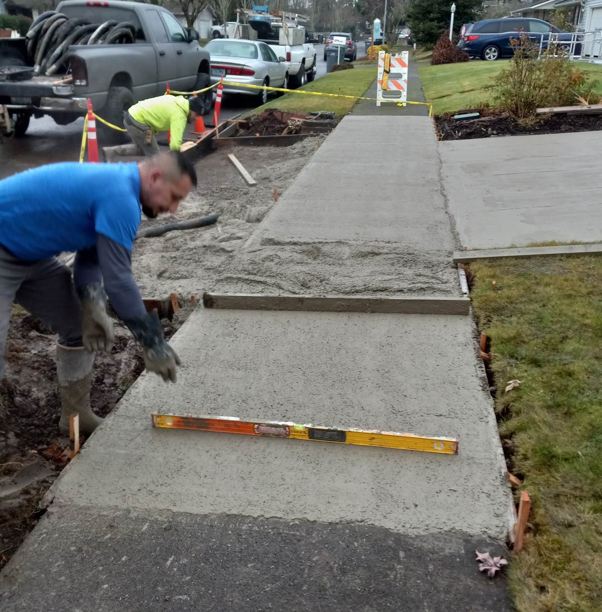 Concrete Steps and Sidewalks